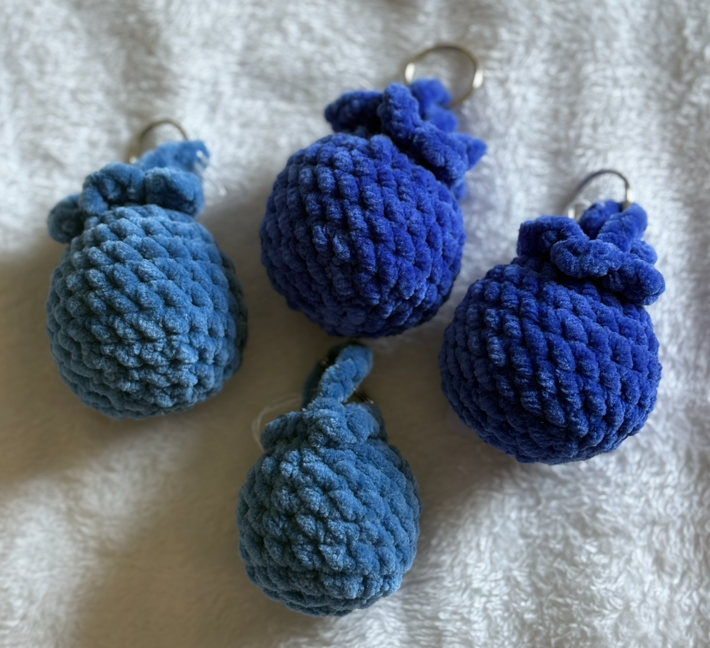 Blueberry Keychain